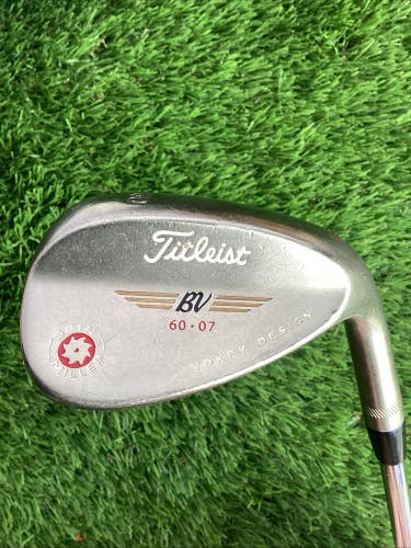 Titleist Vokey Spin Milled LW 60* Lob Wedge With Steel Shaft