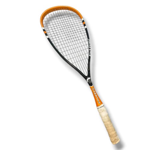 Black Knight Stratos Squash Racket | Sherif Khan Legend of Squash Series | 145g Graphite | w/ Cover