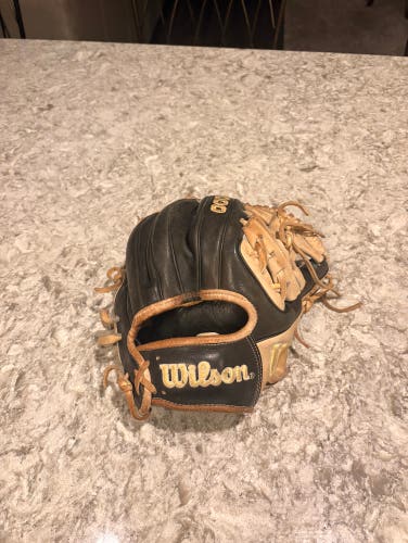 Wilson A2000 Infield Baseball Glove 11.5" 1786 Black and Beige