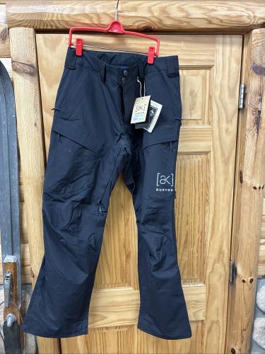 Burton Mens AK Swash GORE-TEX Snowboard Pants MEDIUM True Black 25/26