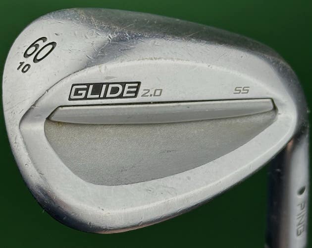 PING Glide 2.0 Lob LW Wedge 60-10* SS Black Dot Steel AWT 2.0 Wedge Flex (+2")