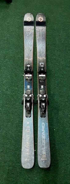 Mens Blizzard Anomaly 88 Skis With Salomon Strive 13 Demo Bindings- Size 170 (Lightly Used)