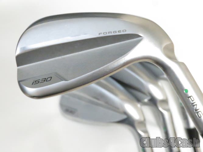 PING i530 Irons Green Dot AWT 2.0 Stiff Flex Retro Spec  8, 9, P, Uw