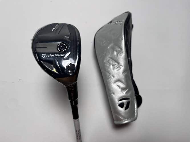 TaylorMade Qi35 Rescue 4 Hybrid 22* Kai'li Blue 85g Stiff Graphite RH HC NEW