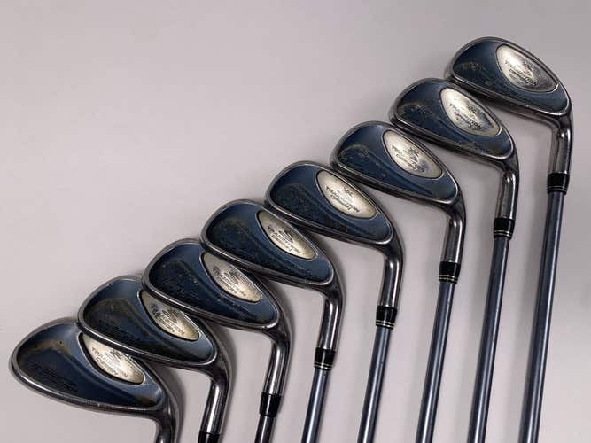 Cobra 3400 I/XH Iron Set 4-PW+SW Graphite Design YS-5.1 50g Ladies Womens RH
