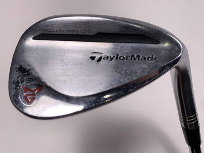 TaylorMade Milled Grind 2 Chrome Wedge 60* 10 Bounce SB S200 Wedge Steel Mens RH