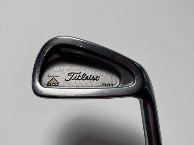 Titleist DCI 981 Single 4 Iron Select Stiff Graphite Mens RH Midsize Grip