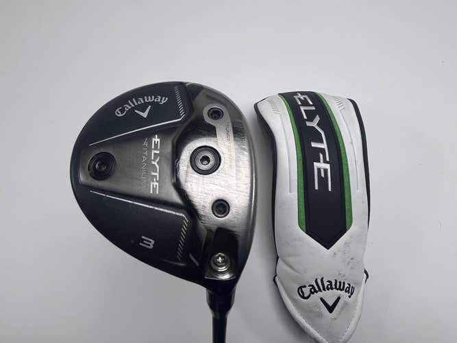Callaway Elyte Ti 3 Fairway Wood 15* Vanquish 5R Regular Graphite Mens RH HC