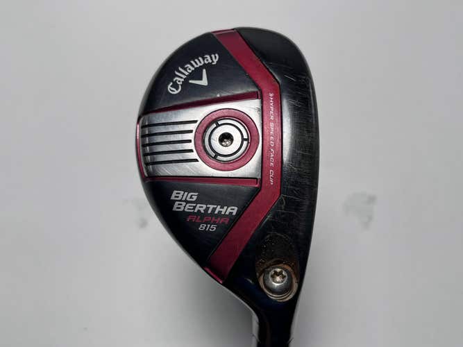 Callaway Big Bertha Alpha 815 Hybrid 18* Fujikura Speeder 865 Regular RH
