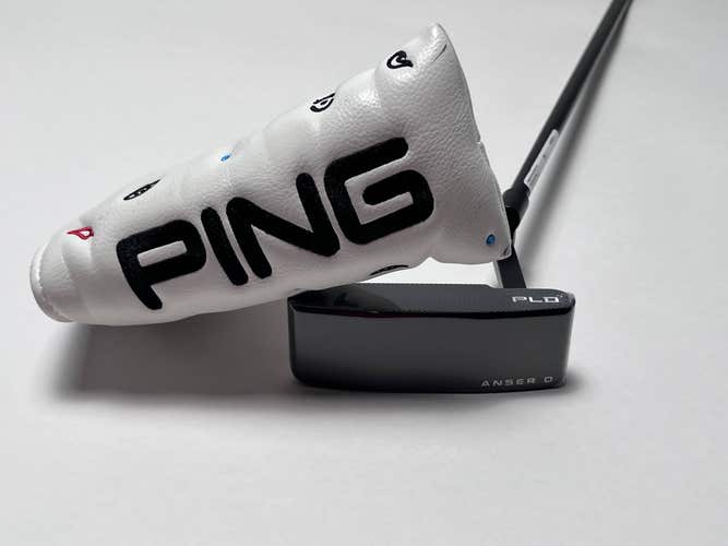 Ping PLD Milled Anser D Matte Black Putter 35" Black Dot Mens RH HC NEW