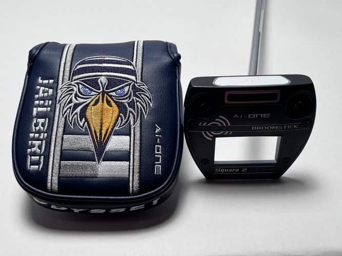 Odyssey Ai-ONE Square 2 Square Jailbird Broomstick Tour Issue Putter 44" RH HC
