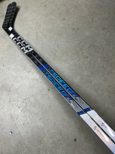 2 PACK 100 Flex P29 Senior CCM JetSpeed FT6 Pro Right Hand Hockey Stick Pro Stock (New)