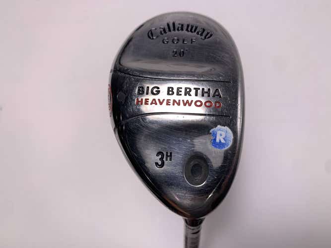 Callaway Big Bertha Heavenwood 3 Hybrid 20* RCH 75w Regular Graphite Mens RH
