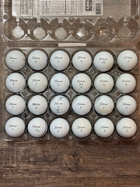 24 Titleist Pro V1 Golf Balls - 4A Near-Mint Condition, 2024-2025 Models