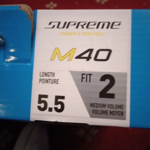 2025 Bauer Supreme M40 Hockey Skates Fit 2 Size 5.5 (New)