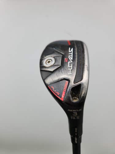 TAYLORMADE STEALTH 2 PLUS 3 HYBRID 19.5* STIFF MITSU TENSEI AV BLUE 75HY FAIR