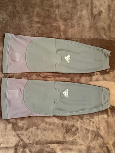 Gray Senior Large Adidas Socks (Used)