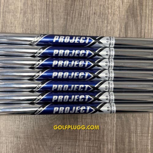 4-PW Iron Shafts- .355" Project X Rifle 6.0, Stiff Flex (2916)