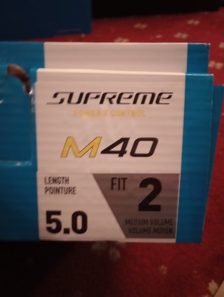 Black 2025 Bauer Supreme M40 Hockey Skates Regular Width Size 5 (New)