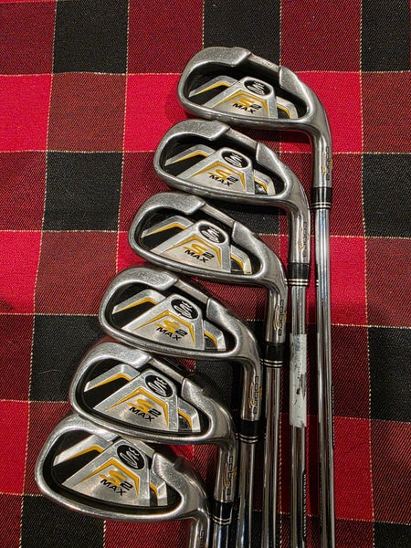 RIGHT HAND COBRA S2 MAX GOLF IRON SET 5-PW STEEL REGULAR FLEX