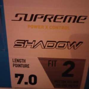Black 2025 Bauer Supreme Shadow Hockey Skates Regular Width Size 7 (New) Fit 2