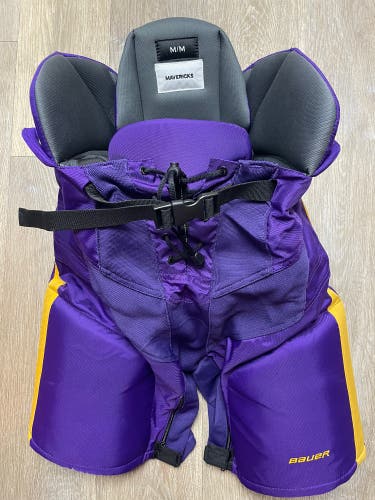 Men's Senior Medium Bauer Nexus Hockey Pants Purple Pro Stock (Excellent Condition)
