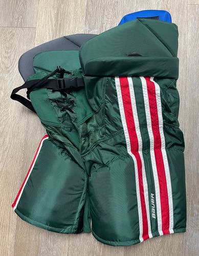 Pro Stock NJD Retro Sr. Medium Bauer Nexus Lite Hockey Pants NHL (Used)