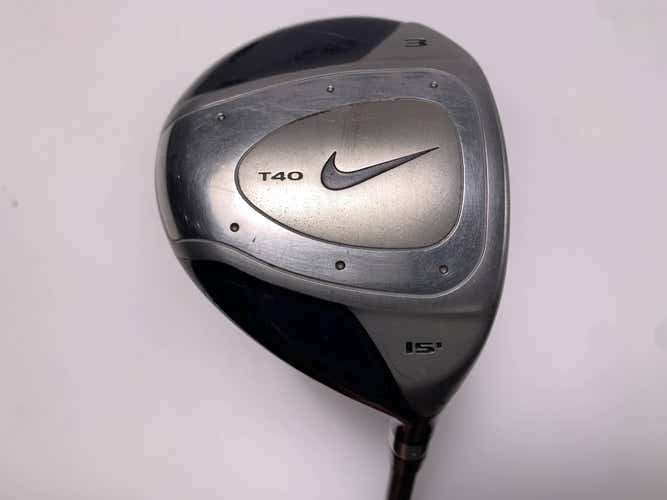 Nike T-40 Oversize 3 Fairway Wood 15* Ladies Graphite Womens RH Undersize Grip