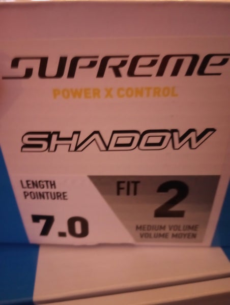 Black 2025 Bauer Supreme Shadow Hockey Skates Regular Width 7 (New)