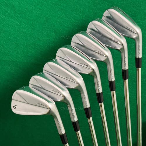 TaylorMade P-770 Forged 2023 4-PW Iron Set KBS $-Taper Lite Steel Stiff