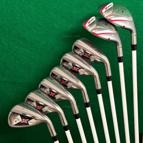 Callaway X Hot N14 3H,4H,4-PW Combo Iron Set Callaway X-Hot 60R Graphite Regular