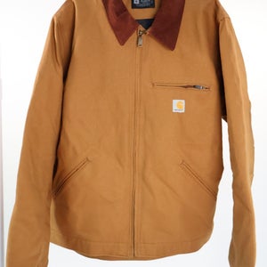 Carhartt Detroit Jacket Duck Blanket Lined Brown Mens Size XL Relaxed Fit READ