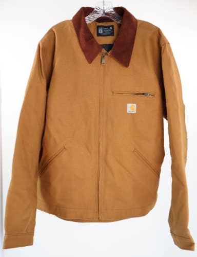 Carhartt Detroit Jacket Duck Blanket Lined Brown Mens Size XL Relaxed Fit READ