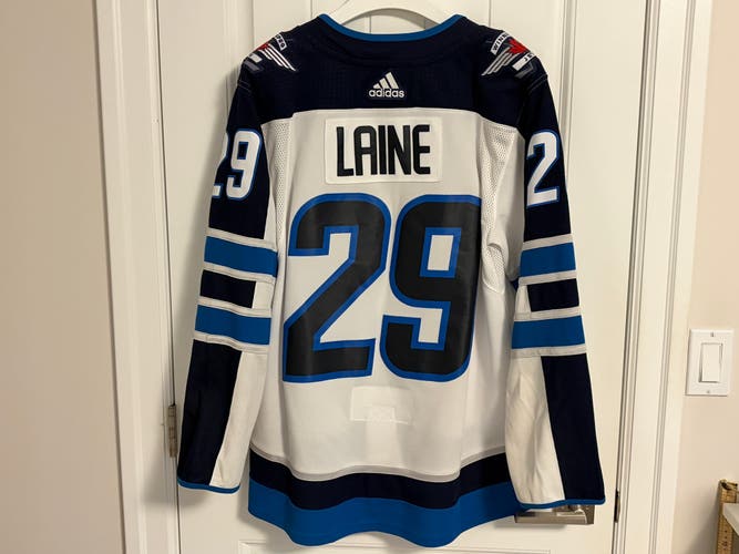 Authentic Adidas Winnipeg Jets Patrik Laine White Jersey Size 50 Medium