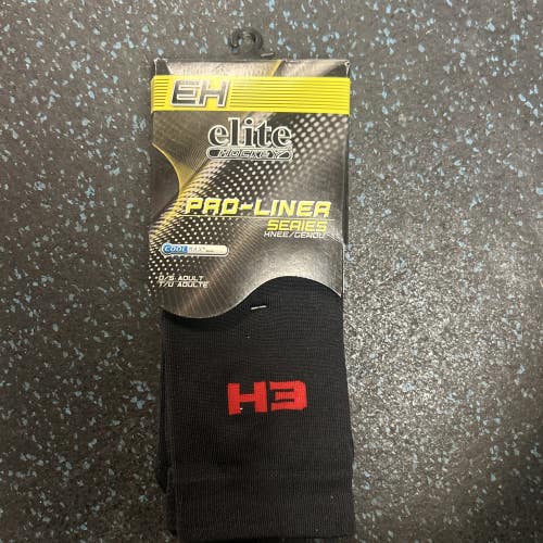 Elite Hockey Pro-Liner Series Knee Socks Coolmax Sr. 5-12 Fits Bauer Ccm Skate