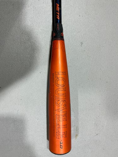 2022 Louisville Slugger Meta Composite Bat USSSA Certified (-10) Composite 18 oz 28" (Used)
