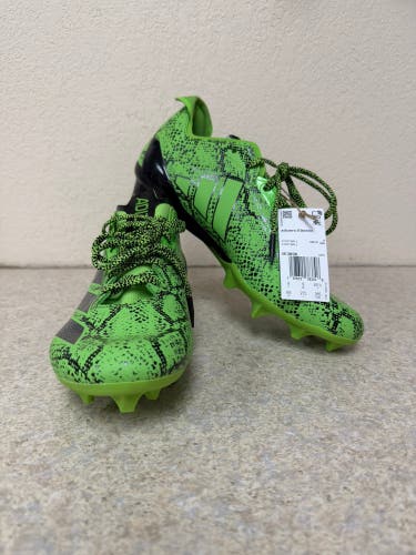 Adidas Adizero Electric 2 Football Cleats Speed Green Size 9.5 NEW W/ TAGS