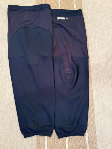 Pro Stock Navy Blue Senior XL Reebok Edge Practice Socks  (Used)