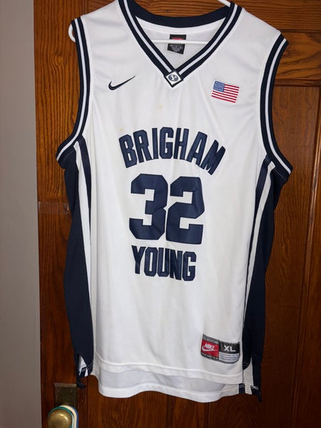 White XL Jimmer Fredette Men's Nike Jersey (Used)