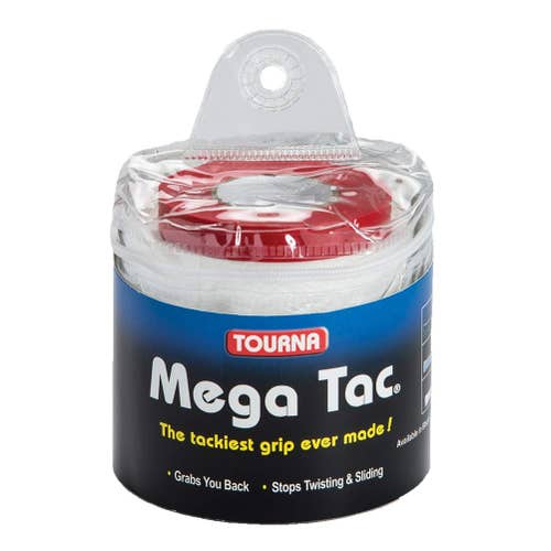 TOURNA Mega Tac Extra Tacky Overgrip, (30-Pack)