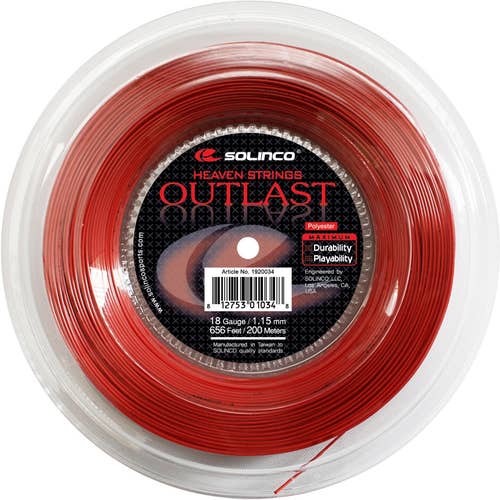 Solinco Outlast Co-Polyester Tennis String Reel 656 ft / 200 m