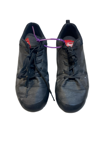 Used Rawlings BASEBALL CLEAT BB/SB Cleats Black Junior 04 11706-S000373754