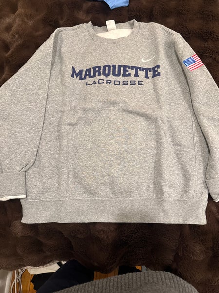 Gray Men's Large Nike Sweatshirt Marquette