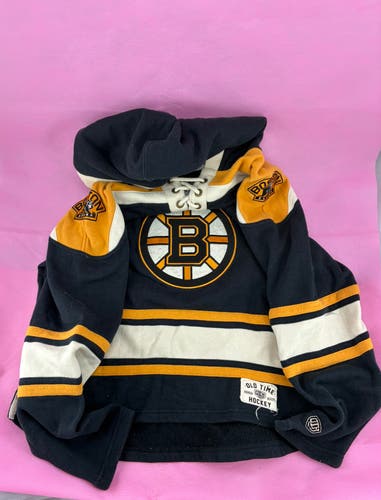 Old Time Hockey Boston Bruins Hoodie Youth Large