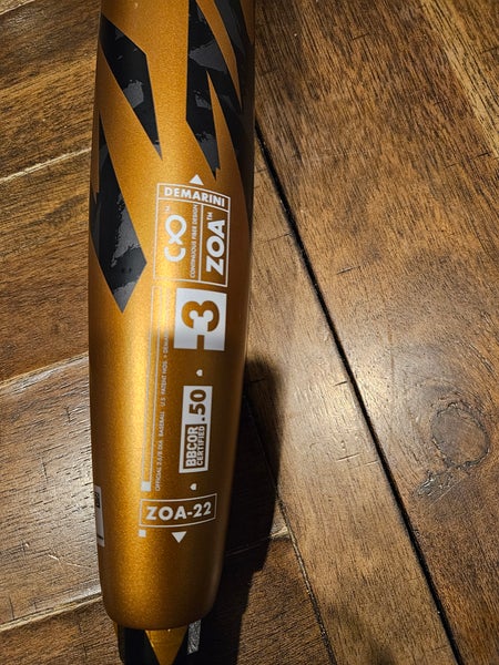 2022 DeMarini Zoa Composite BBCOR Certified Bat (-3) 29 oz 32" (New)
