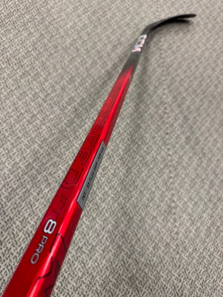 Intermediate Red CCM JetSpeed FT8 Pro Left Hand Hockey Stick P28+1/4 55 Flex (New)