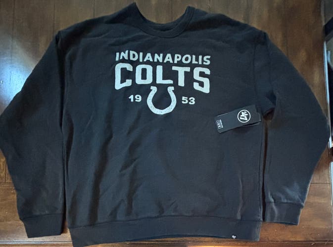 Indianapolis Colts 47 Brand Sweatshirt Size XL NWT