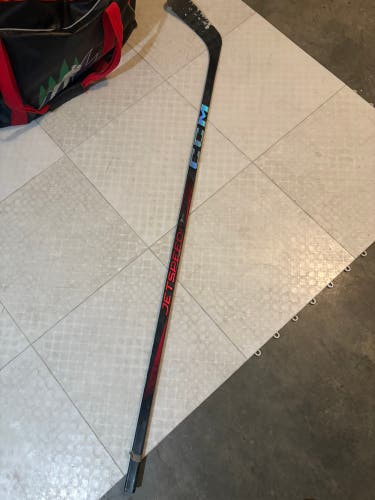 Senior CCM JetSpeed FT7 Pro Left Hand Hockey Stick P90TM 80 Flex (Used)