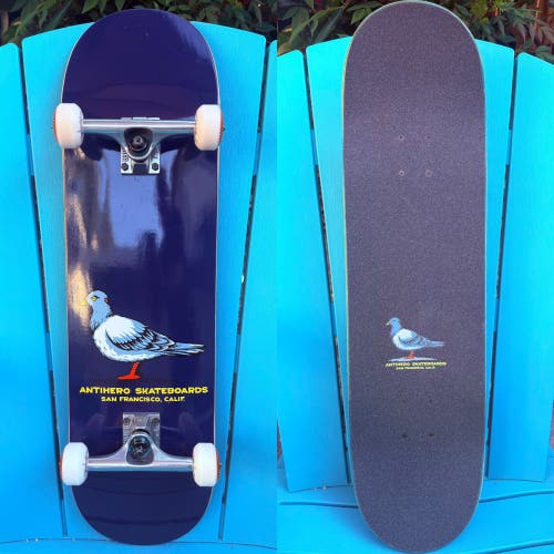 ANTI HERO SKATEBOARDS DELUXE PIGEON COMPLETE SKATEBOARD 8.5” THUNDER 149 TRUCKS