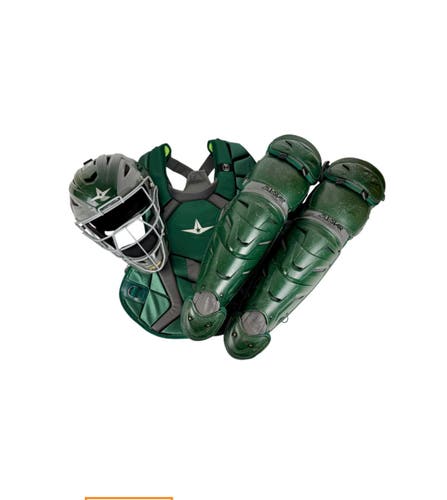 Green All Star System 7 Axis Catcher's Set (New)
